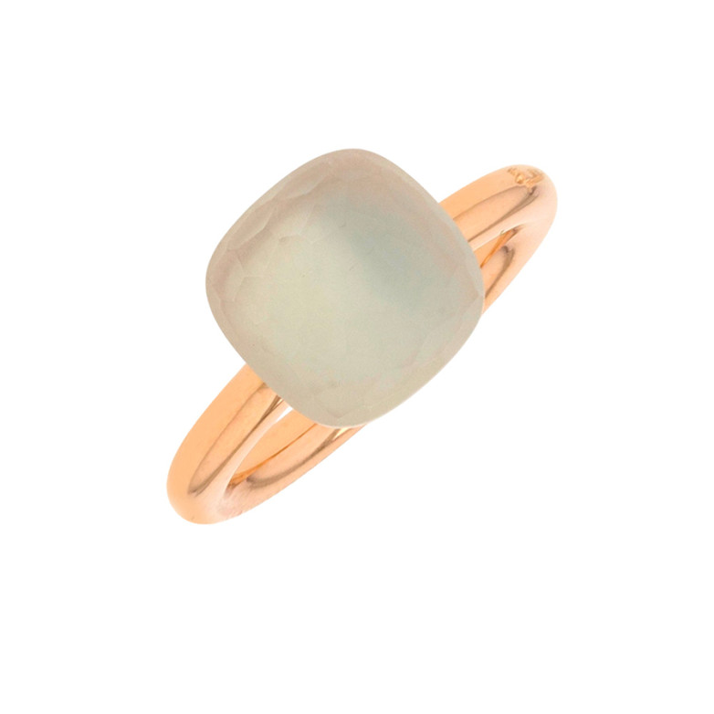 Bague POMELLATO Nudo classique topaze blanche et nacre 10.04 carats Comme neuf -  reconditionné disponible sur Gemme Les Bijoux